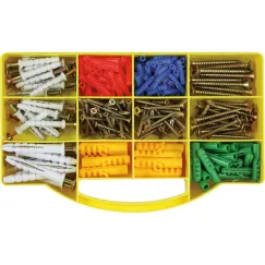 Champion GJ Grab Kit 315pc Screws, Anchors & Wall plug Kit